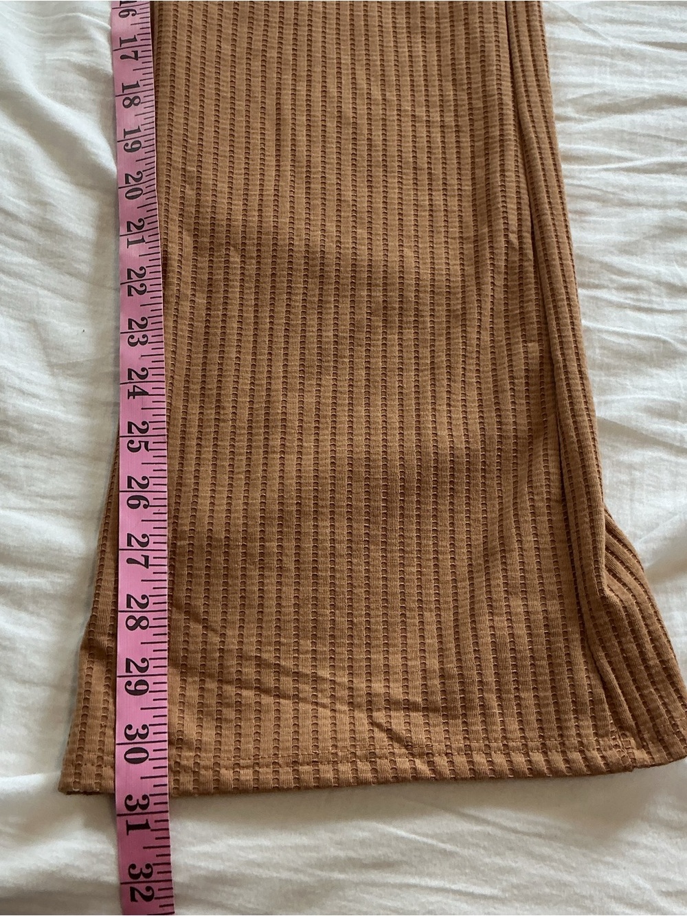 NWT I Love Joah 2 Piece Brown Ribbed Halter and Pants Stretch Comfy Summer Beach - Picture 10 of 12
